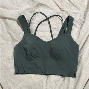 Lululemon Athletica Green Sports Bra with Adjustable Straps